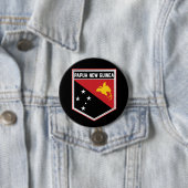 Badge Rond 7,6 Cm Papouasie-Nouvelle-Guinée (En situation)