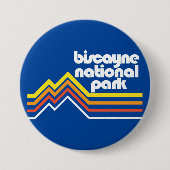 Badge Rond 7,6 Cm Parc national de Biscayne (Devant)