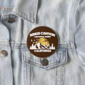 Badge Rond 7,6 Cm Parc national de Kings Canyon (En situation)