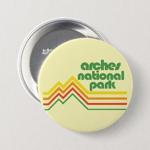 Badge Rond 7,6 Cm Parc national des Arches