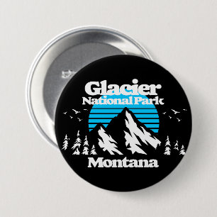 Badge Rond 7,6 Cm Parc national du Glacier