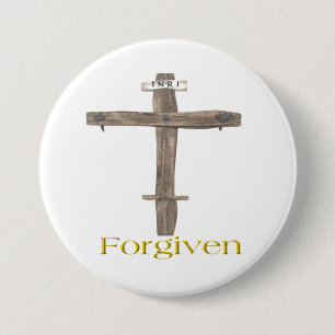 Badge Rond 7,6 Cm Pardonné