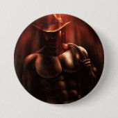 Badge Rond 7,6 Cm Parfois c'est l'enfer - Cowboy (Devant)
