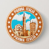 Badge Rond 7,6 Cm Parme (Devant)