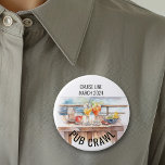 Badge Rond 7,6 Cm Party Pub Croisière Ligne Cocktails<br><div class="desc">Cette conception peut être personnalisée dans la zone fournie en modifiant la photo et/ou le texte. Vous pouvez également le customiser en cliquant sur Personnaliser ce Modèle, puis en choisissant l'option cliquer pour customiser et supprimer ou modifier la couleur de l'arrière - plan, ajouter du texte, modifier la couleur ou...</div>