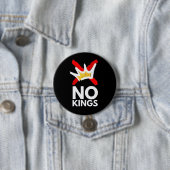 Badge Rond 7,6 Cm pas de rois (En situation)