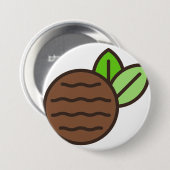 Badge Rond 7,6 Cm pâte de menthe (Devant & derrière)