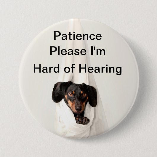 Badge Rond 7,6 Cm Patience, s'il vous plaît, je suis difficile d'ent (Devant)