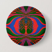 Badge Rond 7,6 Cm PATTERNRound ABSTRAIT, grande, 3 pouces (Devant)