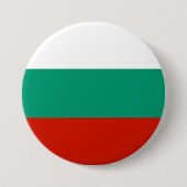 Badge Rond 7,6 Cm pavillon de la Bulgarie (Devant)