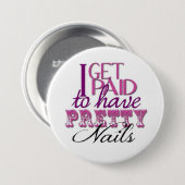 Badge Rond 7,6 Cm Payé pour avoir le joli Pin de clous (Devant & derrière)