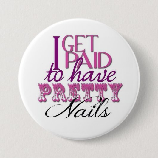 Badge Rond 7,6 Cm Payé pour avoir le joli Pin de clous (Devant)