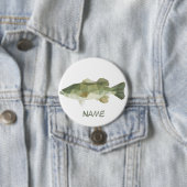 Badge Rond 7,6 Cm Pêche Thunder_Cove (En situation)