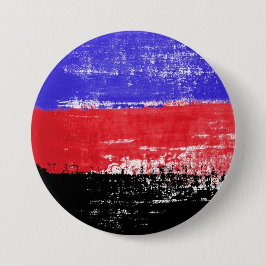 Badge Rond 7,6 Cm Peinture à fierté polyamorale (Devant)