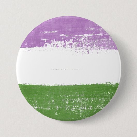 Badge Rond 7,6 Cm Peinture de fierté Queer (Devant)
