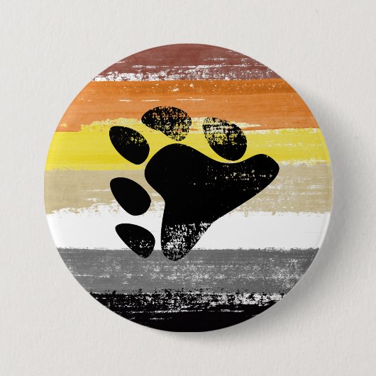 Badge Rond 7,6 Cm Peinture de la fiole d'ours (Devant)