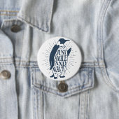 Badge Rond 7,6 Cm Penguin sourire et vague (En situation)