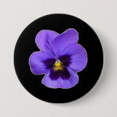 Badge Rond 7,6 Cm Pensée pourpre (Devant)