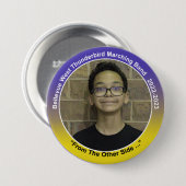 Badge Rond 7,6 Cm Percussion Carter 10 (Devant & derrière)