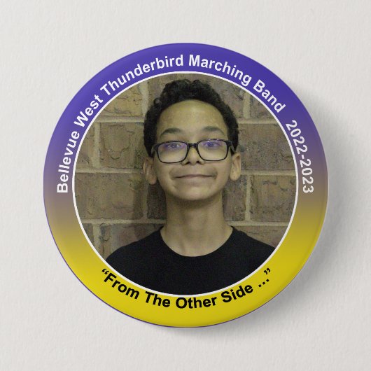 Badge Rond 7,6 Cm Percussion Carter 10 (Devant)