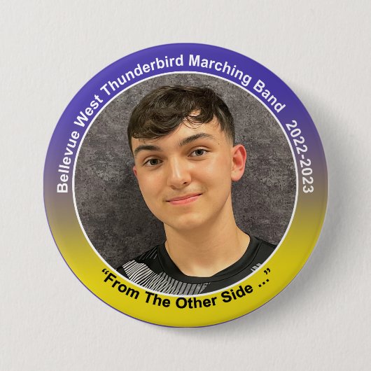 Badge Rond 7,6 Cm Percussion Jax 9 (Devant)