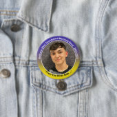 Badge Rond 7,6 Cm Percussion Jax 9 (En situation)