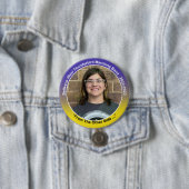 Badge Rond 7,6 Cm Percussion Makenzie 11 (En situation)