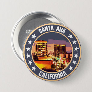 Badge Rond 7,6 Cm Père Noël Ana