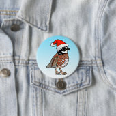 Badge Rond 7,6 Cm Père Noël Bobwhite (En situation)