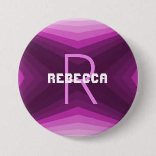 Badge Rond 7,6 Cm Personalizable button Pink - HAMbyWG
