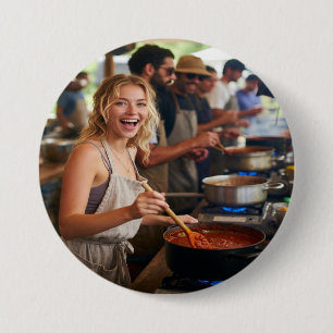 Badge Rond 7,6 Cm Personnalisation de photo de concours de chili