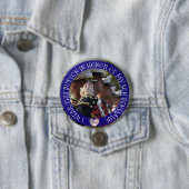 Badge Rond 7,6 Cm Personnalisé En mémoire de mon fils Bouton (En situation)