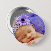 Badge Rond 7,6 Cm Personnalisé Votre Photo (Devant & derrière)
