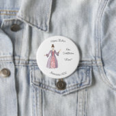 Badge Rond 7,6 Cm Personnalisée Mme Stahlbaum Keepsaké Nutcracker (En situation)