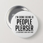 Badge Rond 7,6 Cm Personne Comblante (Devant & derrière)