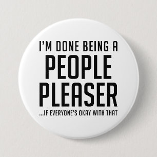 Badge Rond 7,6 Cm Personne Comblante