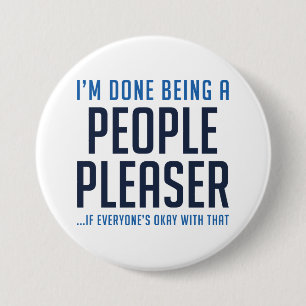 Badge Rond 7,6 Cm Personne Comblante