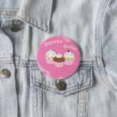 Badge Rond 7,6 Cm Petit gâteau Cuties ! (En situation)