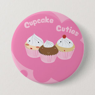 Badge Rond 7,6 Cm Petit gâteau Cuties !