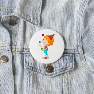 Badge Rond 7,6 Cm Petit Jongleur