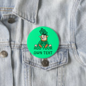 Badge Rond 7,6 Cm Petit lutin - ajoutez votre propre texte (En situation)