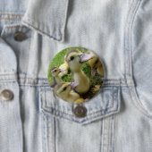 Badge Rond 7,6 Cm Petits enfants Canards Bébés Canards Animaux de la (En situation)