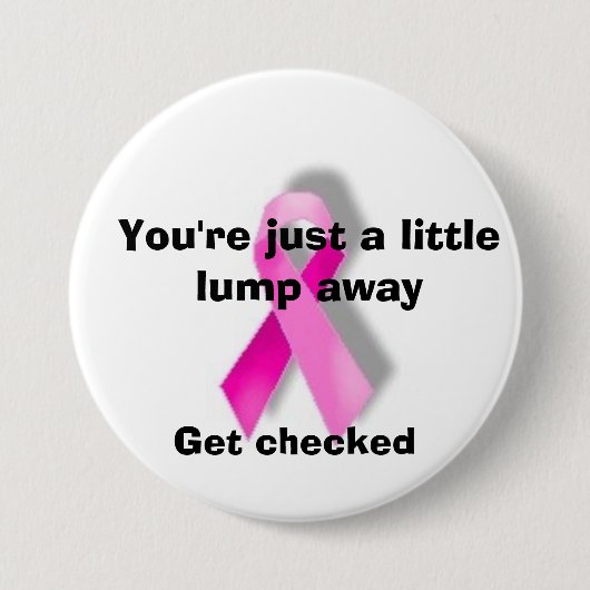 Badge Rond 7,6 Cm Peu de bouton de morceau (Devant)