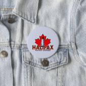 Badge Rond 7,6 Cm Phare de Halifax (En situation)