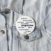 Badge Rond 7,6 Cm Philosophie et valeurs progressives (En situation)