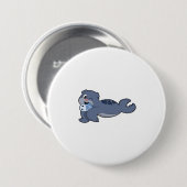 Badge Rond 7,6 Cm Phoque avec poisson (3).PNG (Devant & derrière)