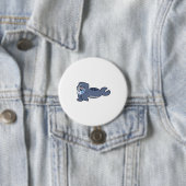 Badge Rond 7,6 Cm Phoque avec poisson (3).PNG (En situation)