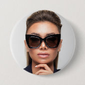 Badge Rond 7,6 Cm Photo d'entreprise promotionnelle moderne (Devant)