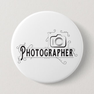 Badge Rond 7,6 Cm Photographe