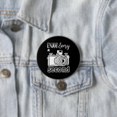 Badge Rond 7,6 Cm Photographe Profite Chaque Seconde (En situation)